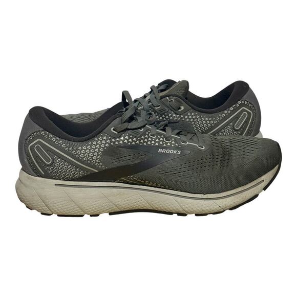 Brooks Ghost 14 Gray Running Shoes Men’s Size 13 Neutral Cushion Sneakers - Picture 7 of 8